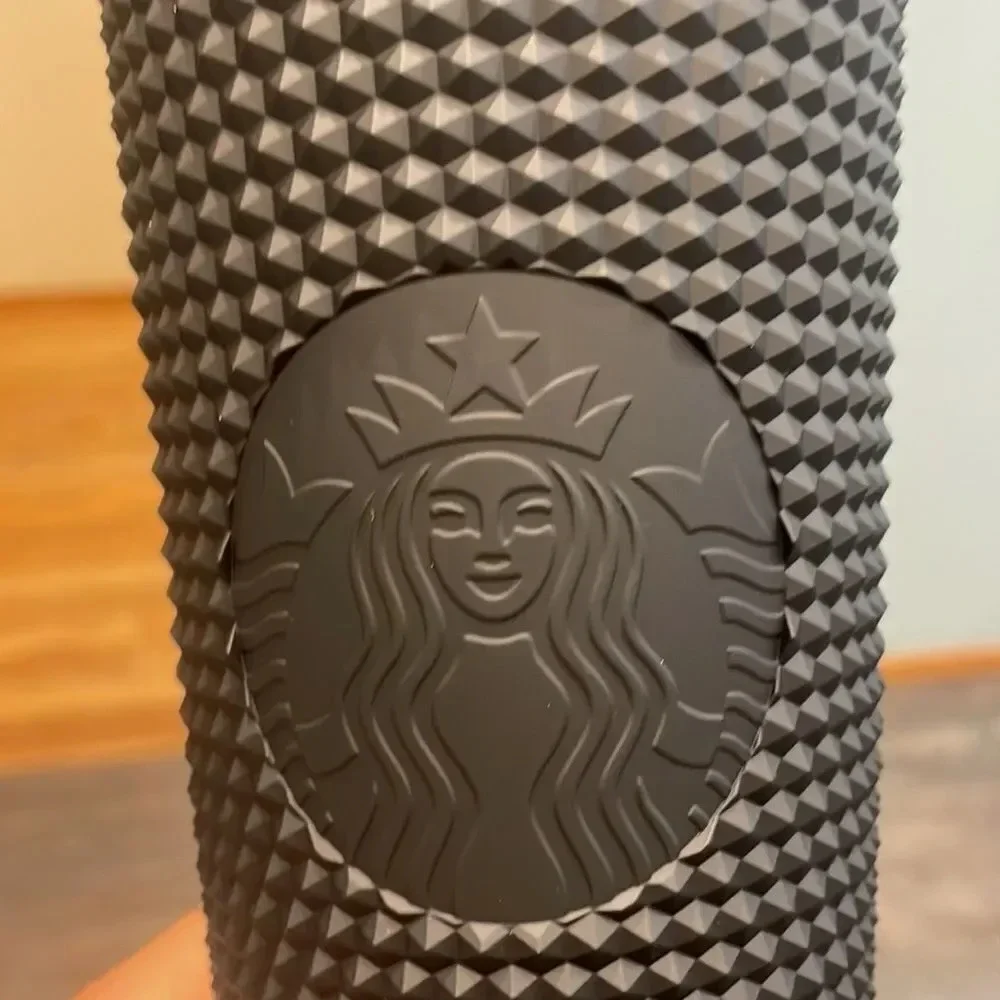 Starbucks black studded tumbler